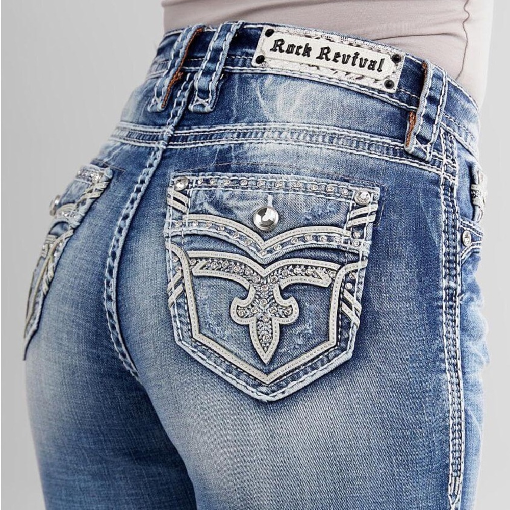 Rock Revival Coral Haze Easy Ankle Skinny Jean